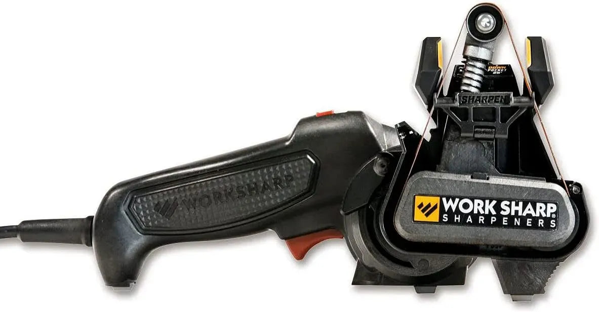 Sharp WSKTS2-E Le meilleur outil d'affûtage au monde, Aiguiseur de couteaux et d'outils WORK, pour Aiguiseur couteaux pour usage professionnel et
