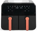 X 4 DOC316 2400w Noir, Friteuse Sans Huile 2 X 4, 2 00w Noir, 4.5 l