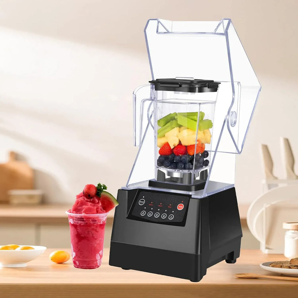 Blender, professionnel, mixeur électrique, Mixeur Insonorisé pour Glace