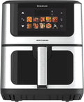 Taurus L 1900 Keep Warm, Double résistance, Friteuse sans huile 6,5 W, Vue 360°, 10 programmes, Cuisson uniforme, Écran tactile, Sans BPA/PFOA