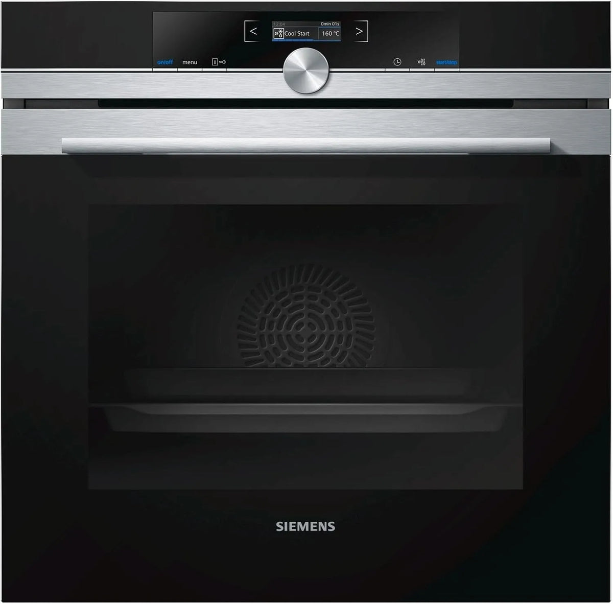 Siemens HB672GBS1 Four électrique, 71 L, acier inoxydable, noir