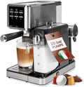 Nespresso ES 1266 2en1 Machine à espresso, cappuccino-porte-filtre, machine à café électrique, 20 bar