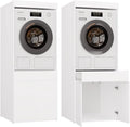 Lave-linge, 180 x 64 x 64 cm, BDW, blanc, machine à laver le linge, Armoire de Machine à Laver et sèche-Linge Pola Twin 180 x 64 x 64 cm