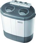 Lave-linge, 3 kg, autonome, blanc, Adler CR 8052 machine à laver Autonome Charge par dessus 3 kg Gris