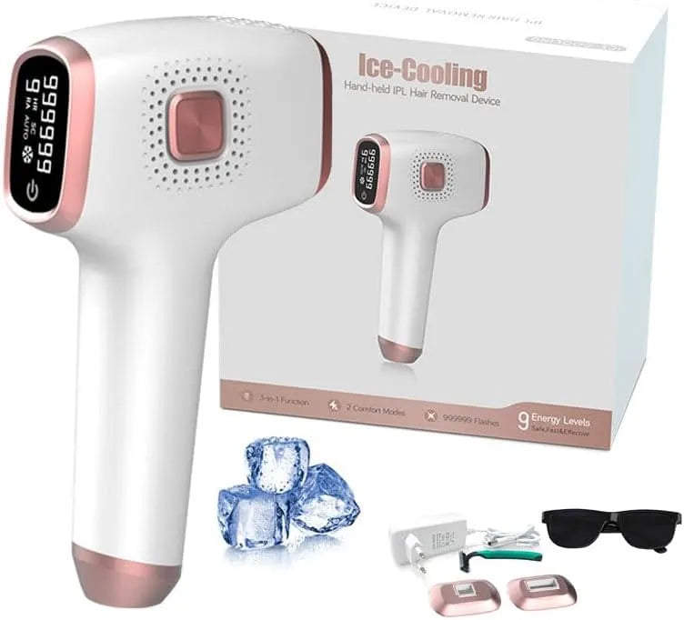 Épilateurs lumière pulsée, Épilation laser IPL Fonction Refroidissement