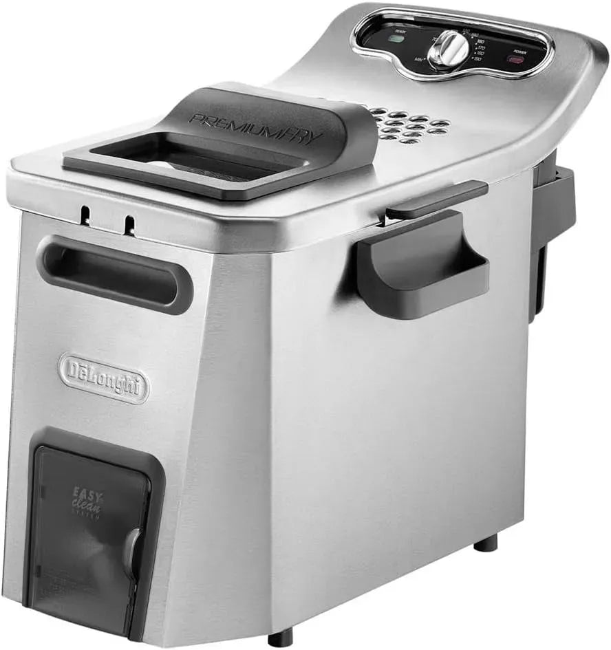De'Longhi F44532CZ Friteuse 5 L, Silver, Métal