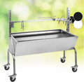Barbecue, Housse, gril, Oneconcept Tourne Broche Electrique 2 en 1