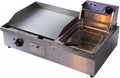 Barbecue, Plancha, 8 mm, pose libre, thermostat, professionnel, acier inoxydable, pour Étal Marchand Snack Barbecue de Jardin