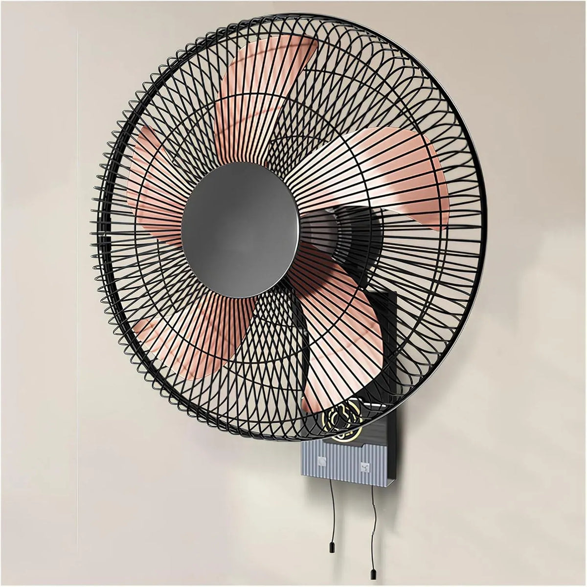 Ventilateur, silencieux, ventilateur pour circulation d'air, Ventilateur oscillant mural avec pales métalliques