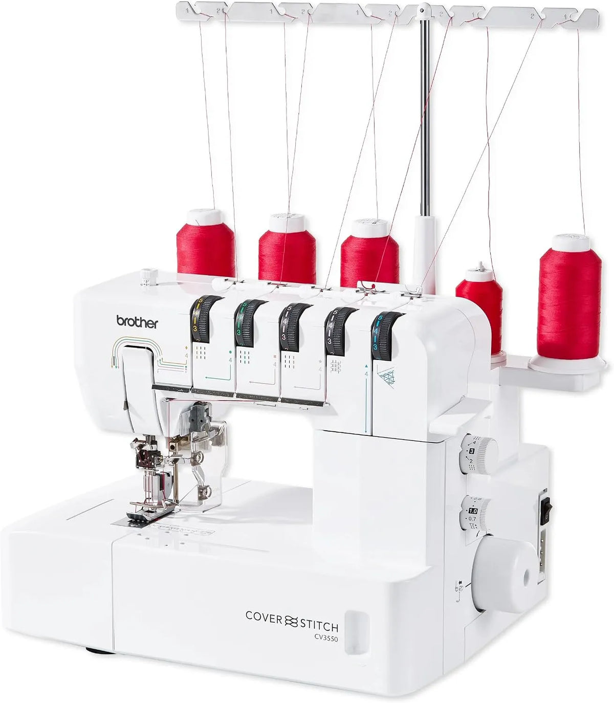 Brother CV3550 Machine, Machine recouvrement 5 fils