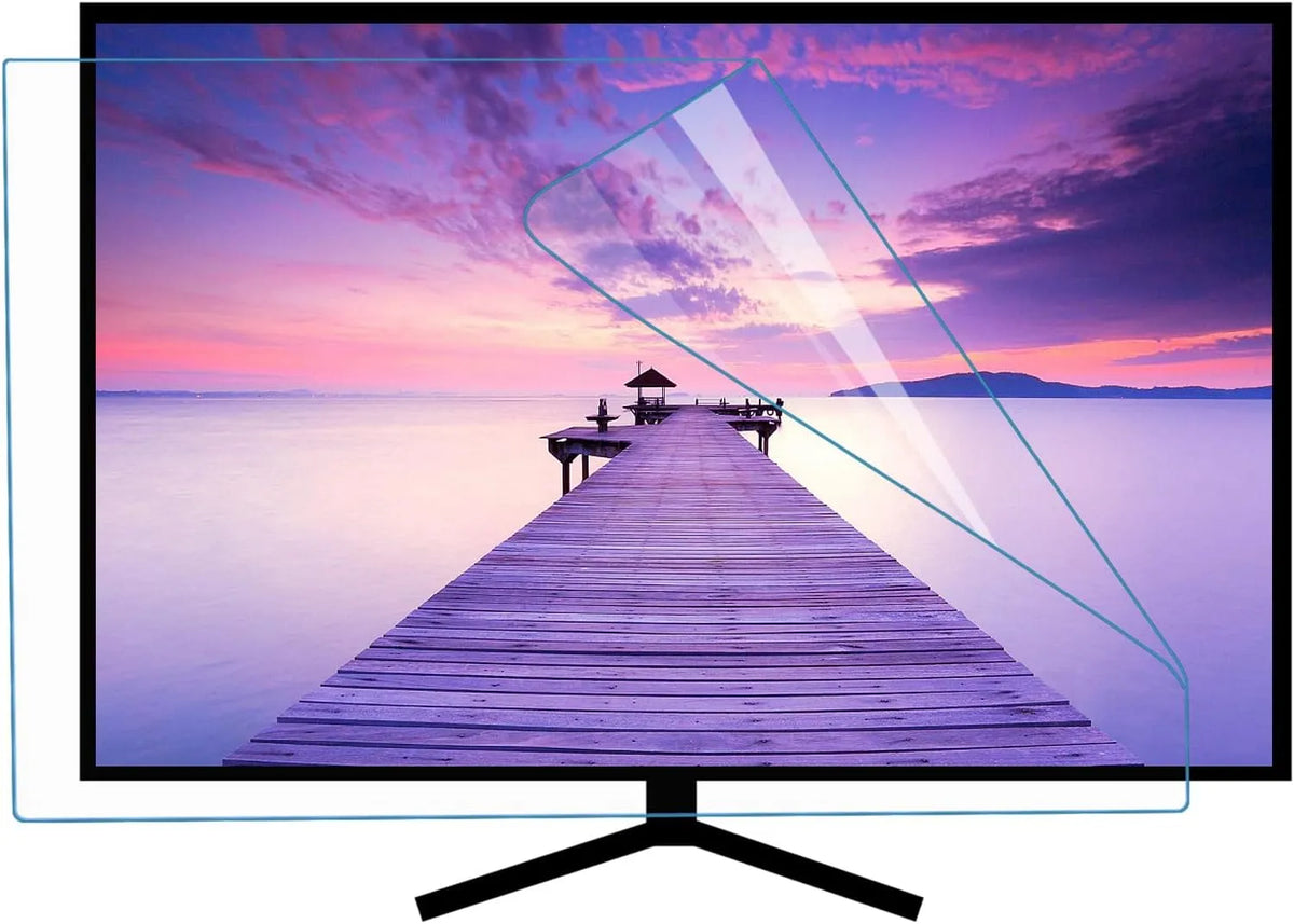 Smart TV Matte-50inch, 55 pouces, 1101x620mm, téléviseur, écran LCD, Anti Rayures Et sans Bulles Réduire La Fatigue Oculaire, LCD TV and Pc, Mac