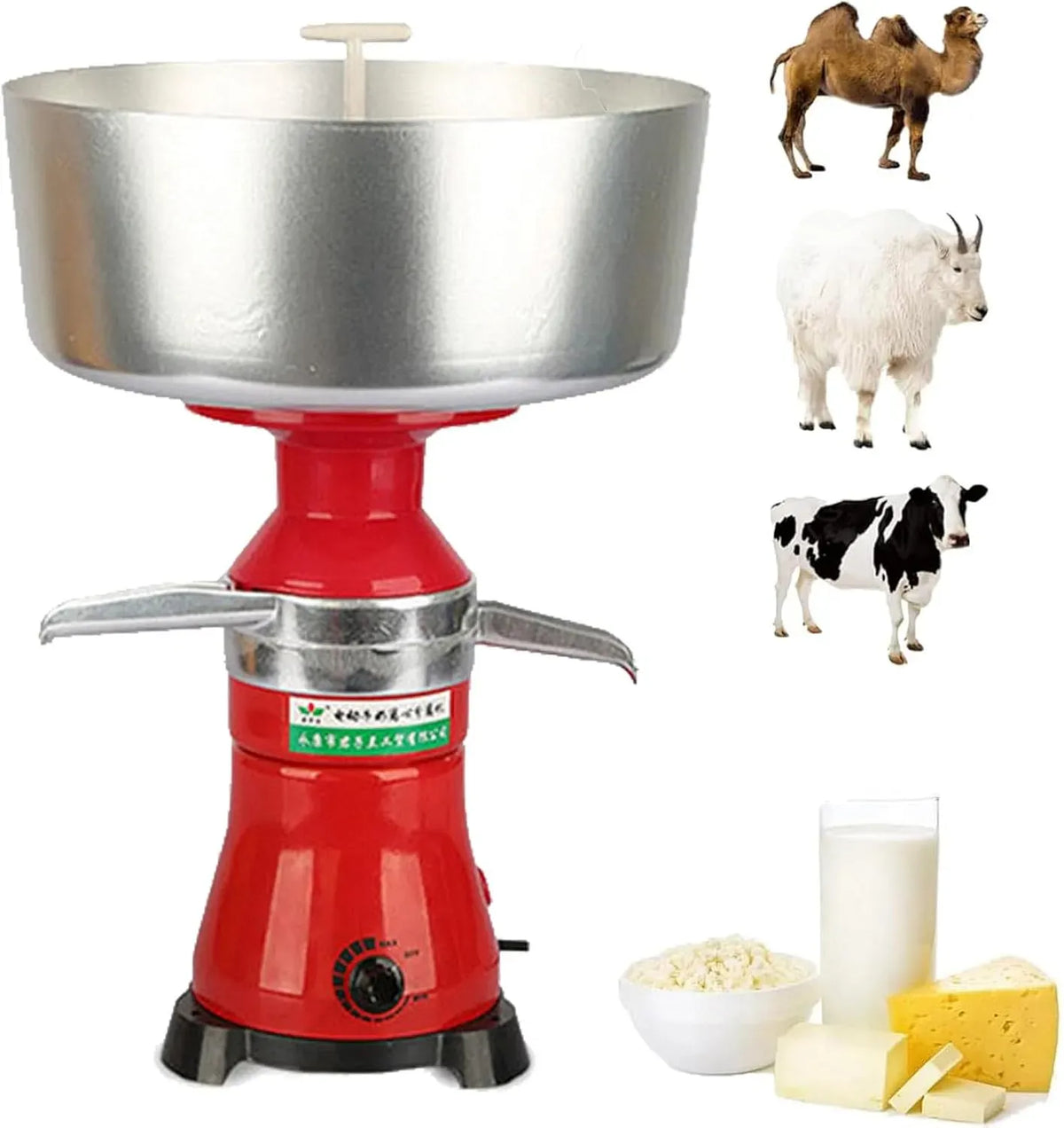 80l/Hai Séparateur De Crème électrique, Séparateur Centrifuge De Crème De Lait, pour Séparateur Centrifuge Professionnel, Séparateur De Crème à
