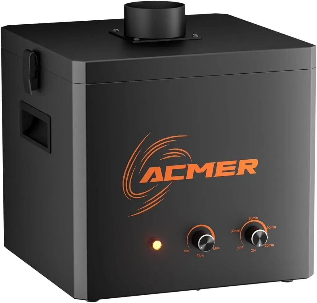 Purificateur d'air, 24 W, 48 W, 210 m³/h, ACMER AP220 m3/h, minuteur, 3 niveaux, débit d'air pour graveur laser P3 24 W/48 W, minuterie 120 min