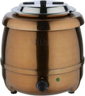 Chauffe-plats de buffet CP851, 10 L, 35 à 95 °C, professionnel, Buffalo Marmite à Soupe 10 Litres