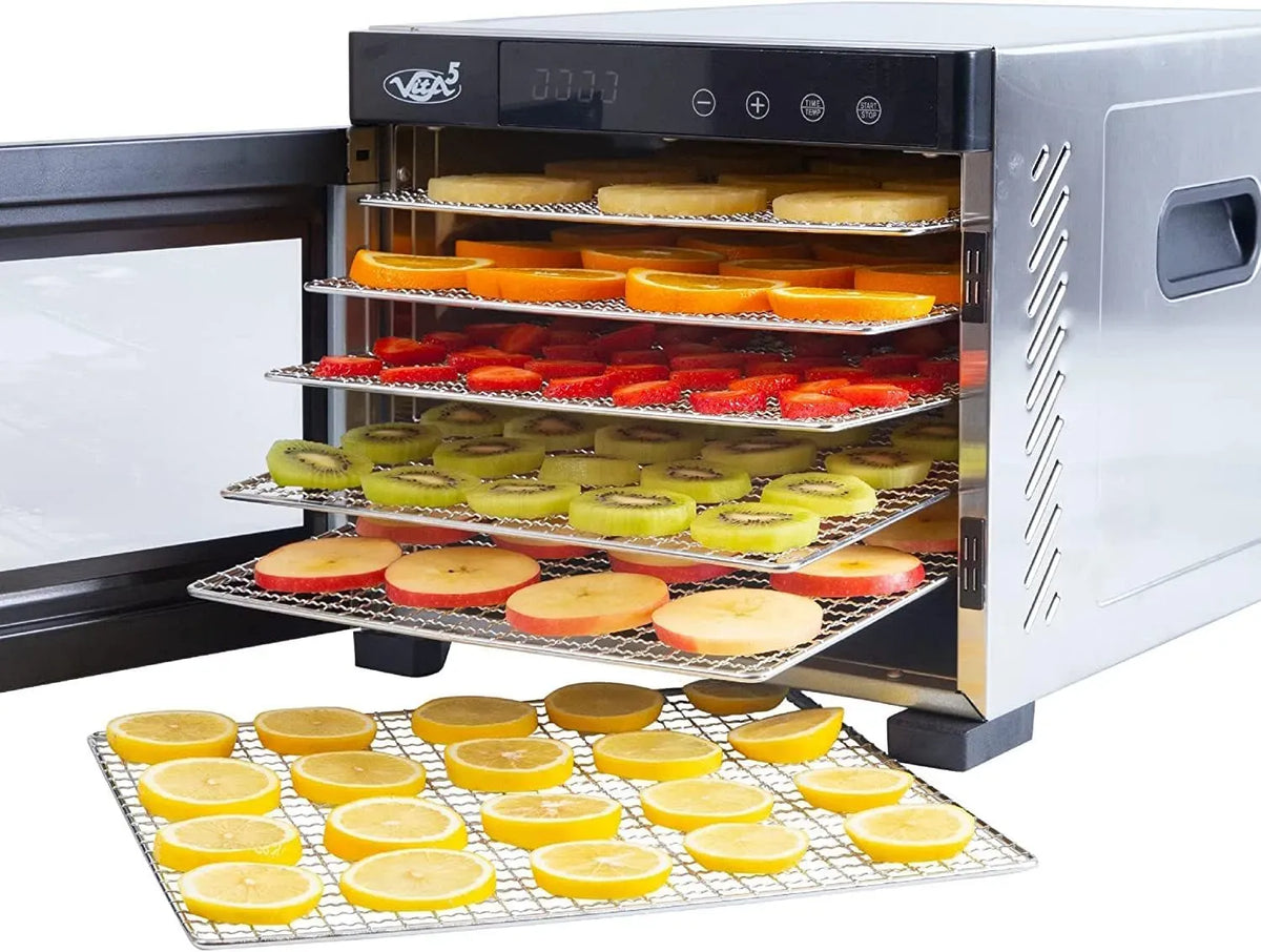 VITA5 Préparez des Chips de Pommes Fruits Séchés et Herbes Aromatiques avec une Température Précise et un Séchage Uniforme, Déshydrateur Alimentaire 6