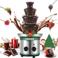 fondue, 4 niveaux, pour le chocolat Fontaine à chocolat électrique Ensemble