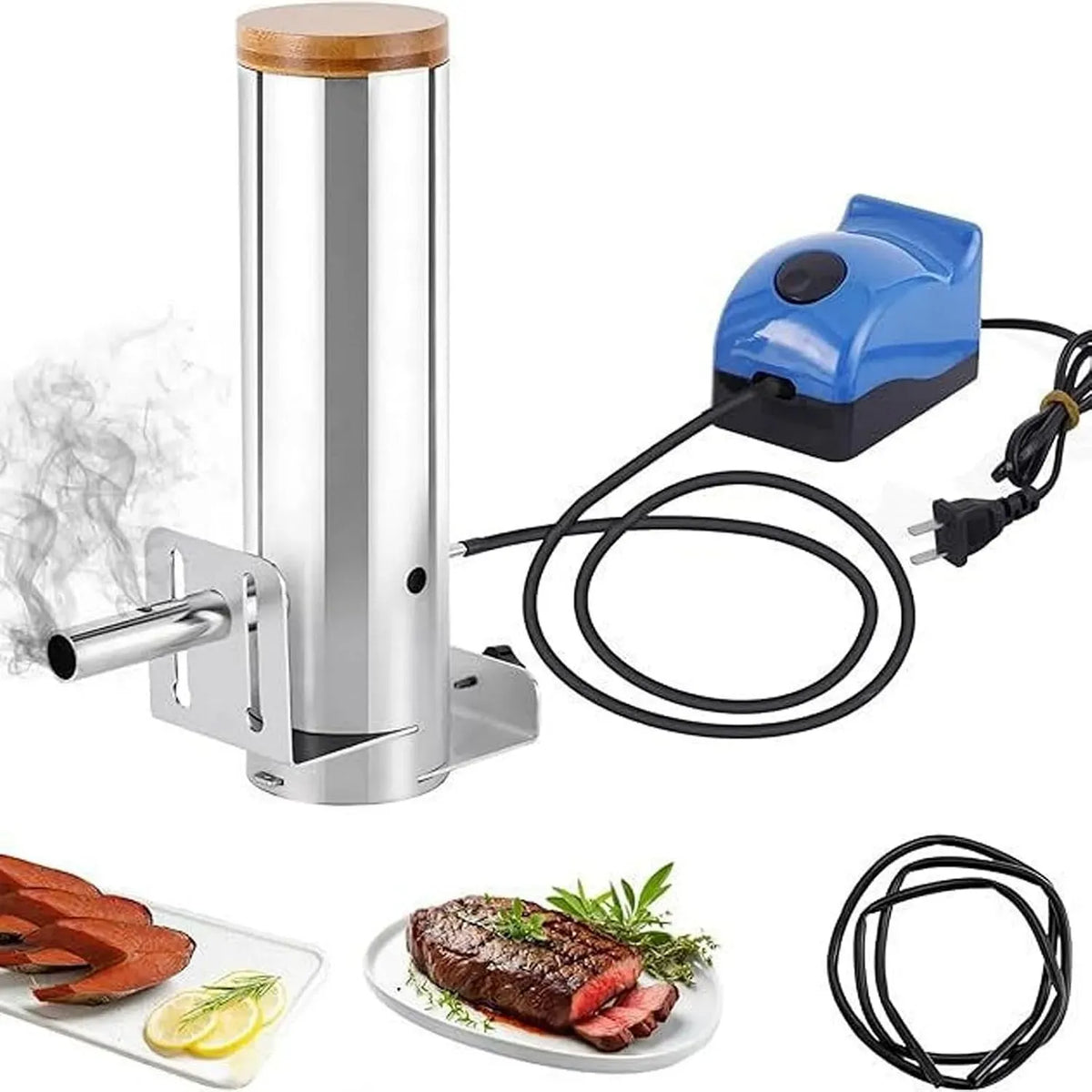 générateur, barbecue, pompe, portable, pour viande fumée