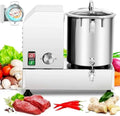 Robot, 15 L, 6 L, professionnel, acier inoxydable, pour légumes et Viande
