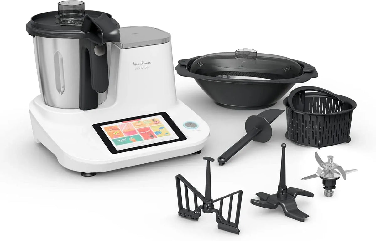 Moulinex HF506110 cuiseur, balance, Robot, 3,6 L, 1400 W, 32 programmes, tactile, 10 programmes, cuisine intégrée