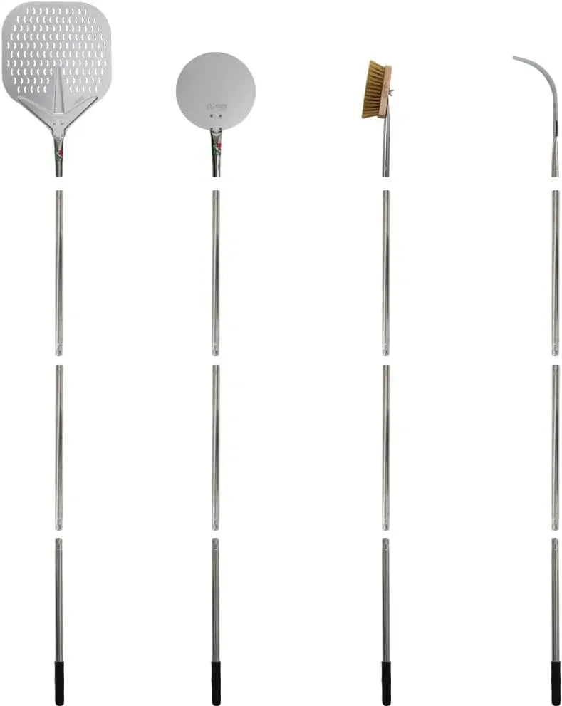 AISI 304 brosse, 34 cm, 22 cm, pizza, professionnel, acier inoxydable, aluminium, GIEMME