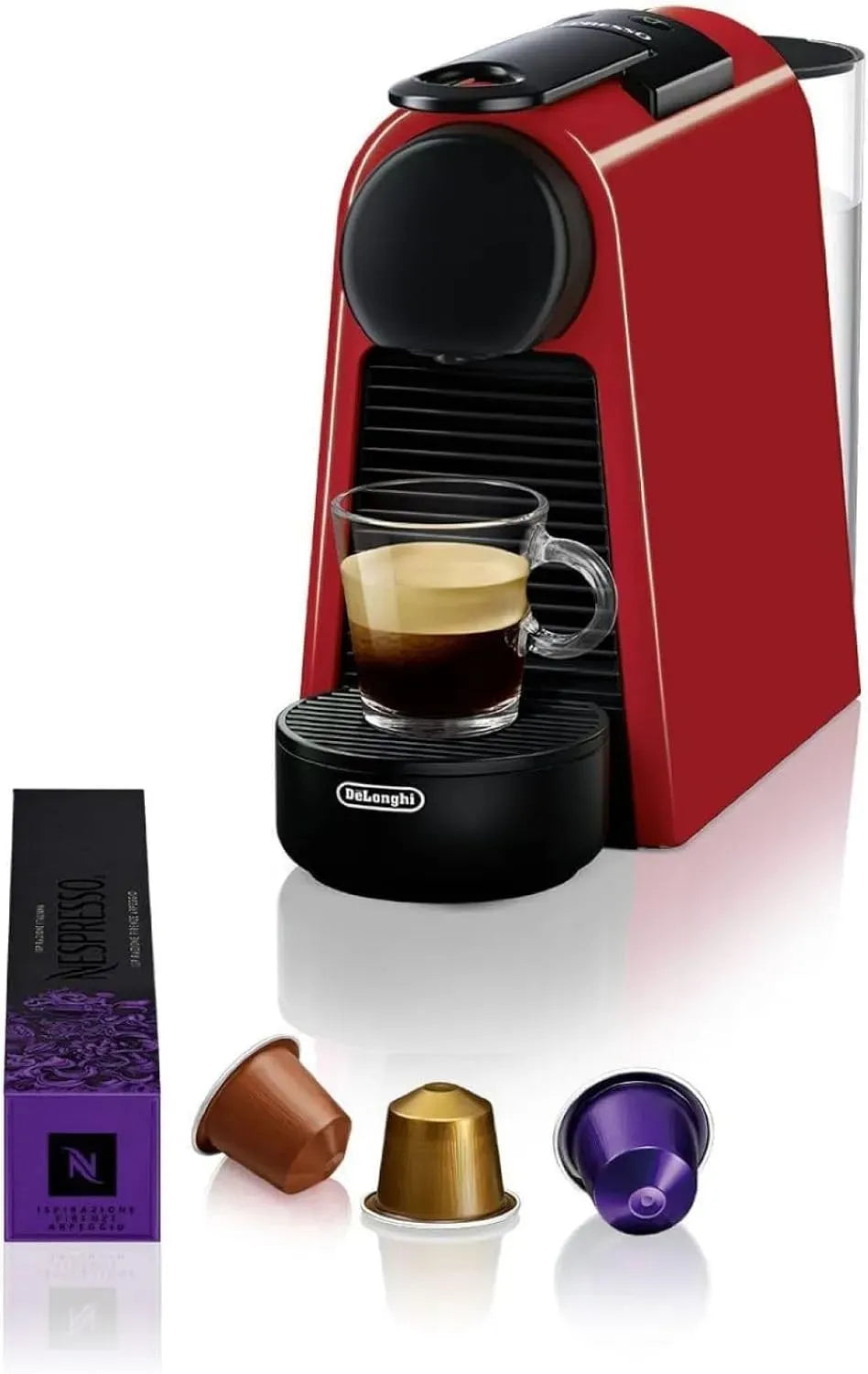 De'Longhi EN85.R Machine à Caf, machine à café électrique, rouge