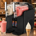 Machine à granita, machine à granité, 2 L, 7 programmes, -10 à 0 °C, tactile, grand réservoir, noir, pour smoothies et cocktails