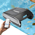 Aspirateur, 8 L, autonome, application, Robot Nettoyeur de Piscine Solaire avec Application, Navigation Autonome et Évitement d'obstacles