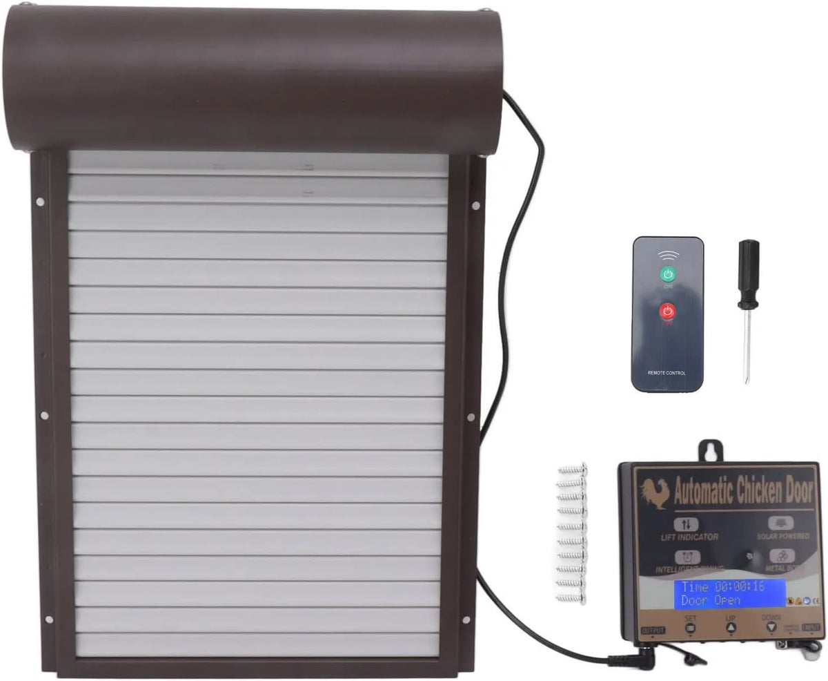 Capteur, 3 Modes, pour Volailles de la Ferme, Wakects Porte de Poulet Automatique
