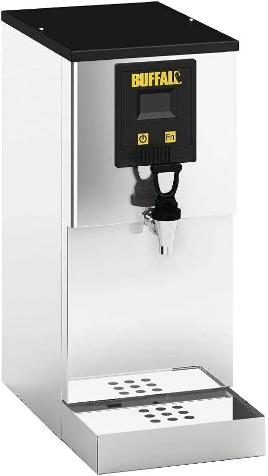 Distributeur, 10 L, 70 à 96 °C, 3 kW, acier inoxydable, bois, pour thé et café