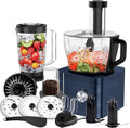 Blender, 3.2 L, 1100 W, SNDOAS, bleu, Bol Mélangeur 3, 1100 W Robot Culinaire, 1.5 L