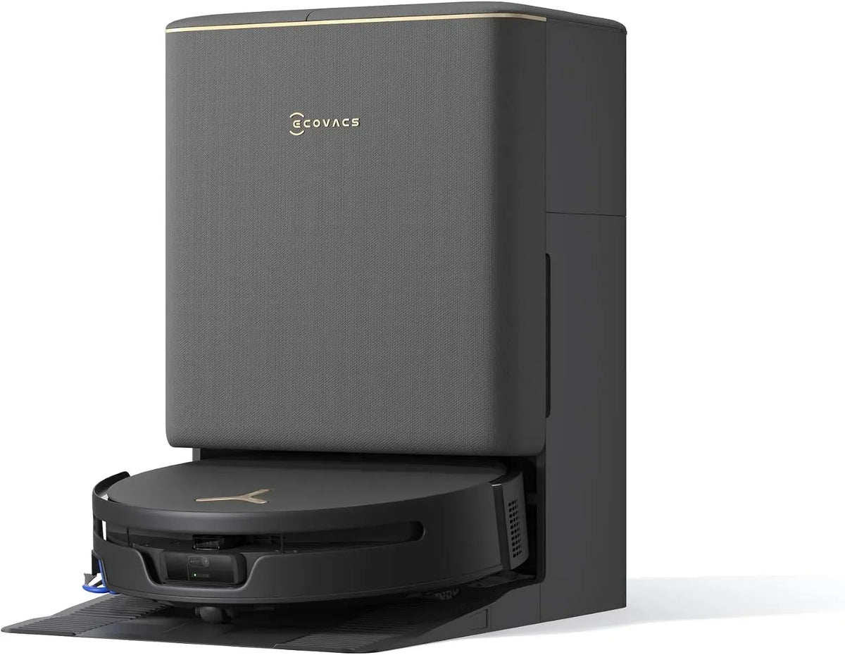Aspirateur, ECOVACS T90S, noir, appareil électrique d'aspiration, Pro Omni Black Care Kit Aspirateur Robot avec Station