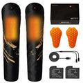 CE2 Amovibles, Genouillères chauffantes moto Hiver, Protections hivernales homologuées, Chaudes