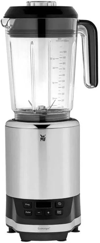 WMF Blender, 1,2 L, 2 bouteilles, 1200 W, 3 programmes, amovible, acier inoxydable, Inox 18/10 Cromargan, Kult Pro 0416530011, Bol 1,2 L, 6 vitesses