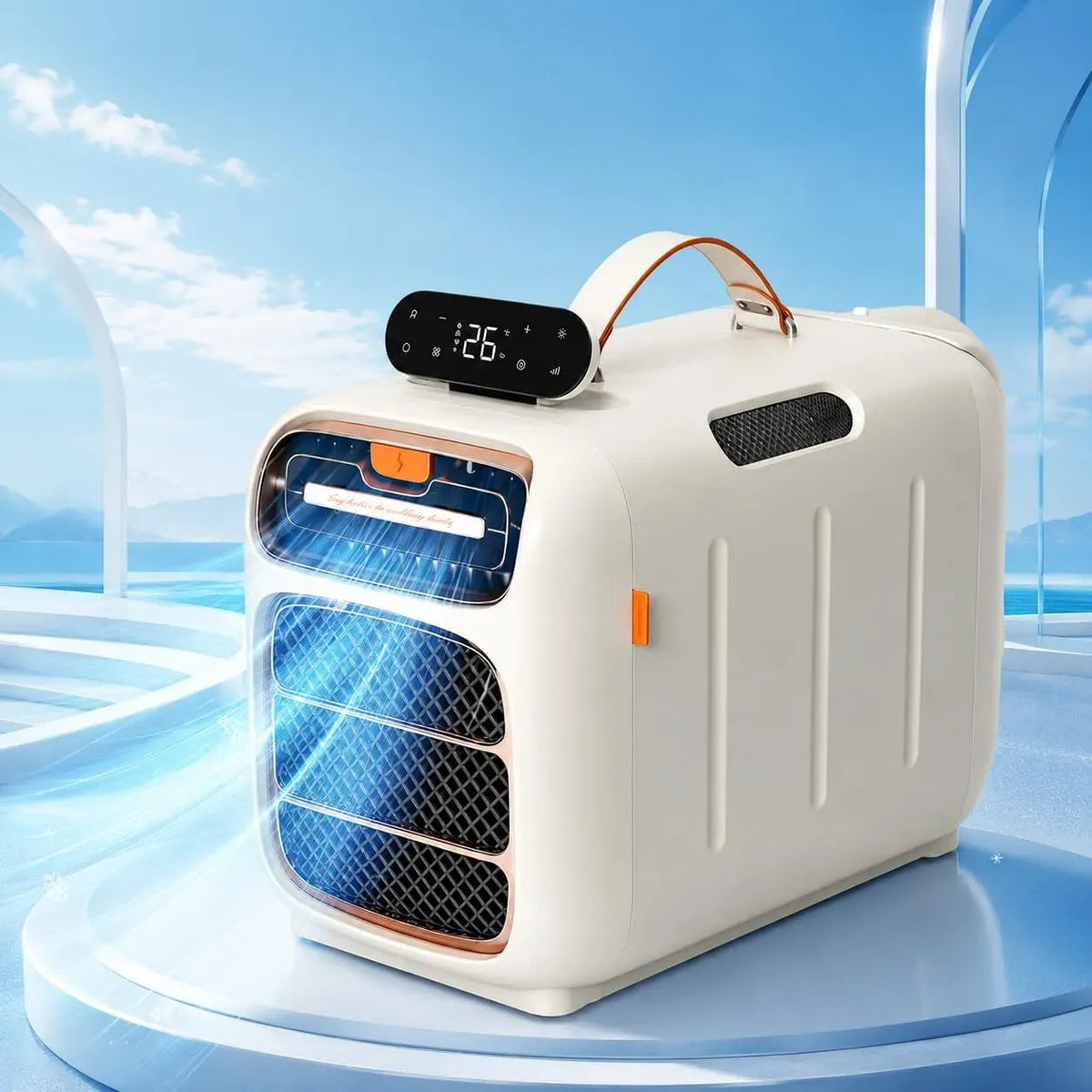 Climatiseur, 420 W, portable, minuteur, camping, 5121 BTU Cold, minuterie 12 heures