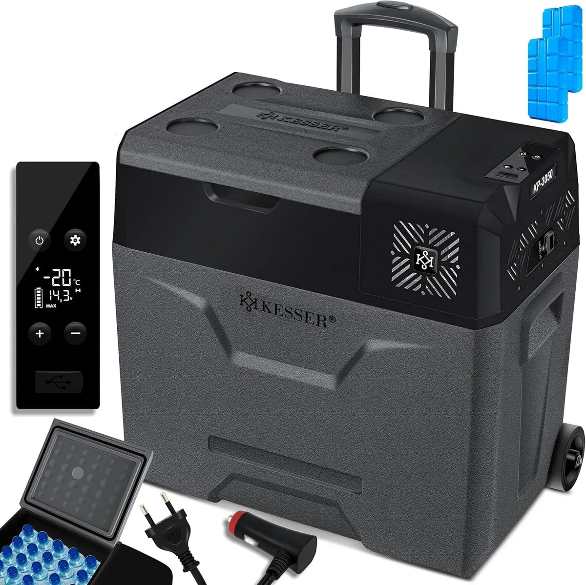 Réfrigérateur, 50 L, USB, camping, Commande APP Raccordement USB, Camping-Car
