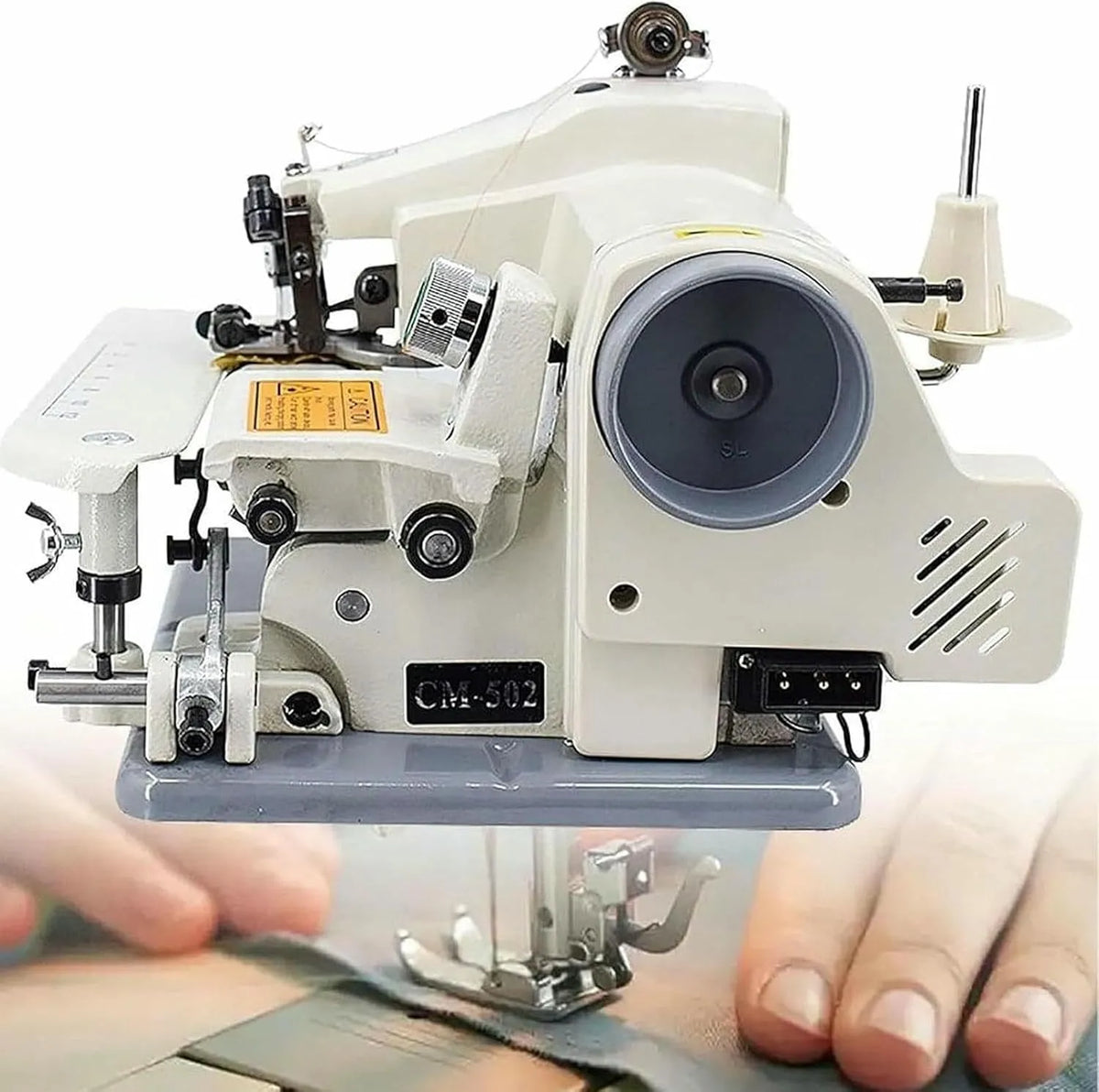 Machine à Coudre, machine à coudre électrique, 220 V, 8 mm, portable, pour Un Pantalon d'assouissement avec pédale avec 10 Aigu