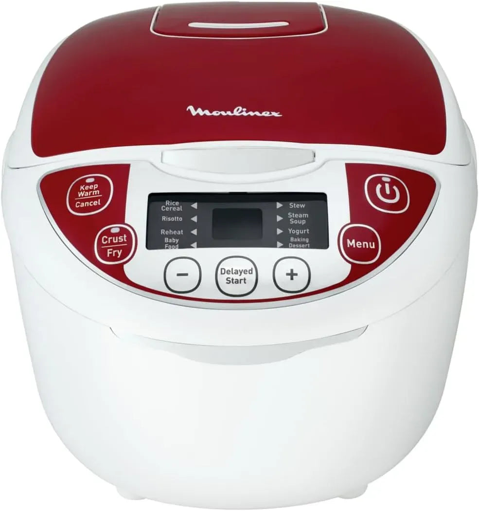 Moulinex MK705111 Multicuiseur, cuiseur multifonction électrique, multicuiseur électrique, 5 L, 750 W, 12 programmes, maintien au chaud, vapeur