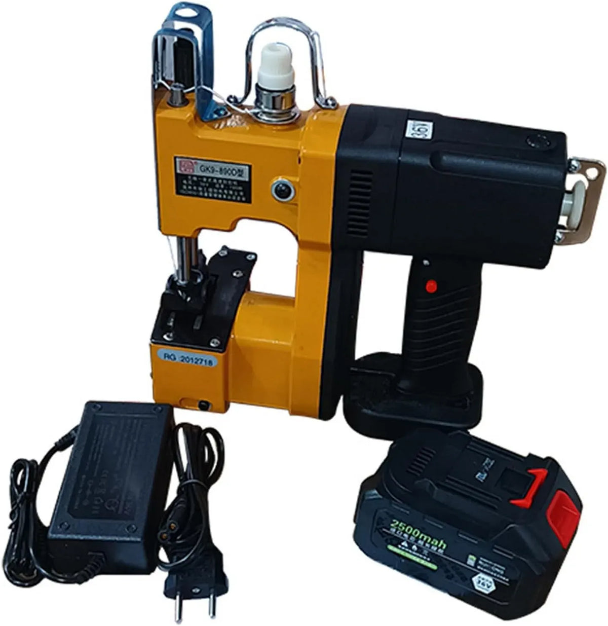 Machine de Fermeture, Machine à Coudre, Batterie, Portable, machine à coudre électrique, sans fil, pour Sacs tissés en Peau de Serpent