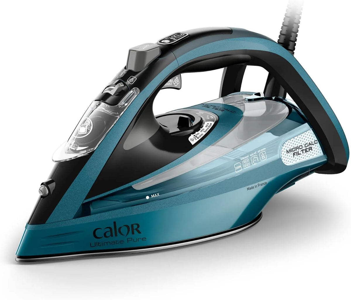 filtre, fer à repasser électrique, 3200 W, bleu