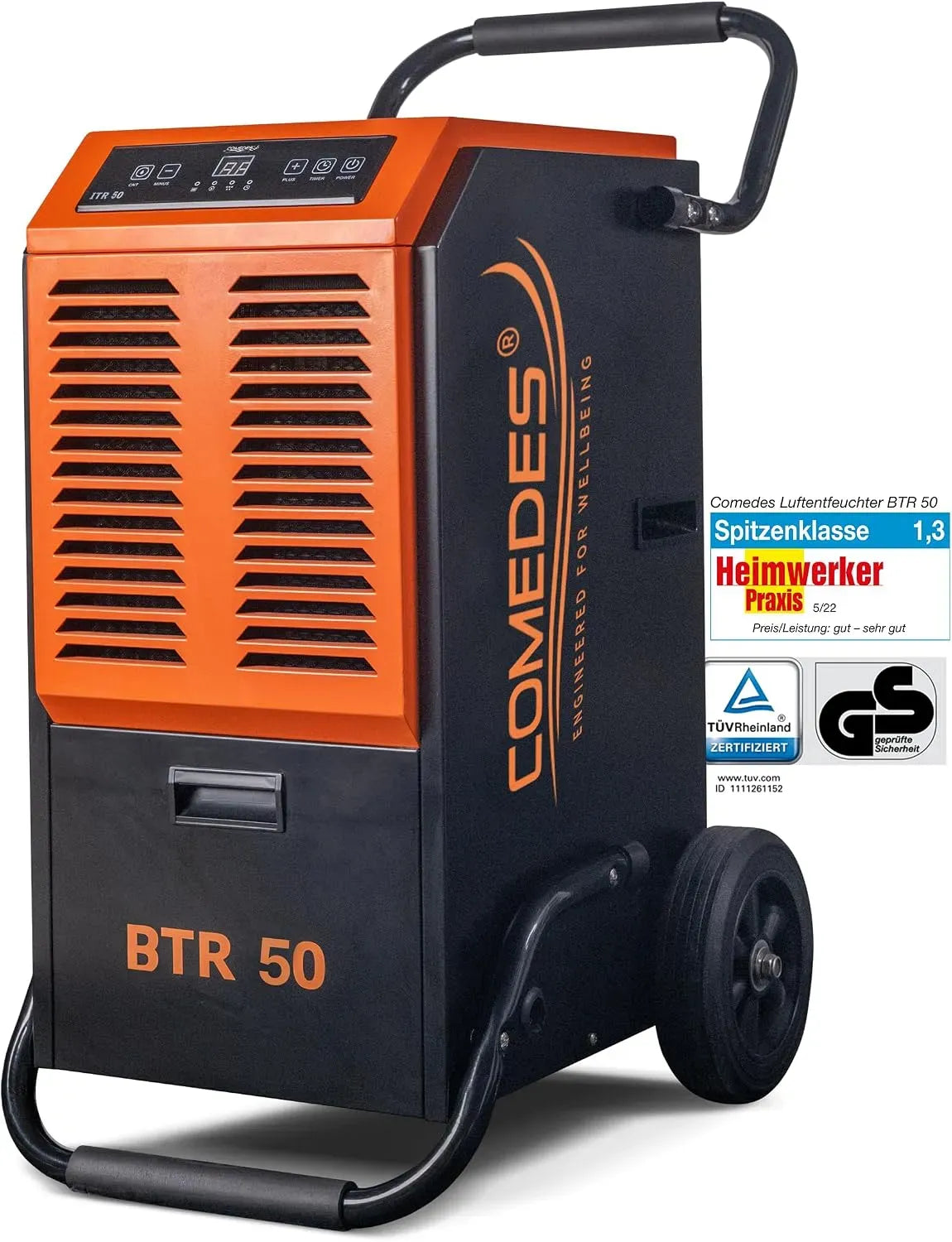 Sèche-linge BTR 50 l/24, 51 h Convient pour pièces et caves jusqu'à 100 m²/230 m³