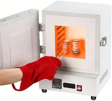 Four électrique, 2000 W, chauffage ambiophonique à 4 côtés et porte scellée, Fusion rapide avec contrôle de précision de 0 à 1150 °C