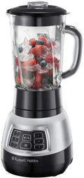Russell Hobbs Blender, 1,5 L, 3 programmes, 3 vitesses, professionnel, Lames 6 Pointes Revêtement Titane