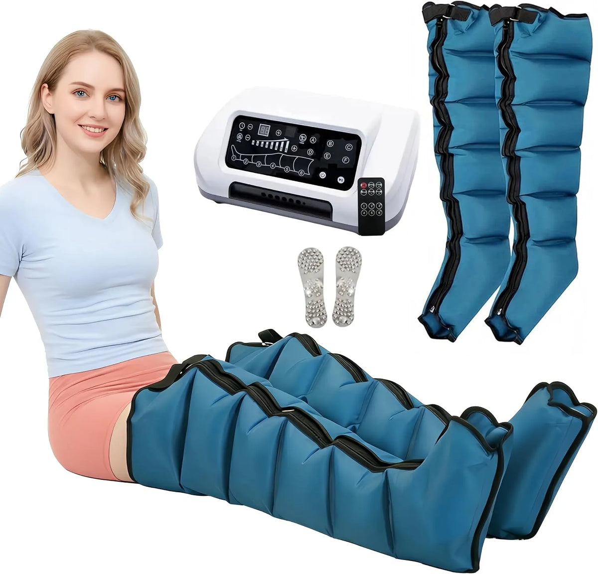 appareil de pressothérapie pour les jambes, professionnel, pour Amélioration Circulation Sanguine et Relaxation