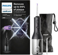 Philips HX3806/33-2022 Sonicare, version, Hydropulseur sans fil Power Flosser 3000 avec technologie Quad Stream et ondes de pouls, noir