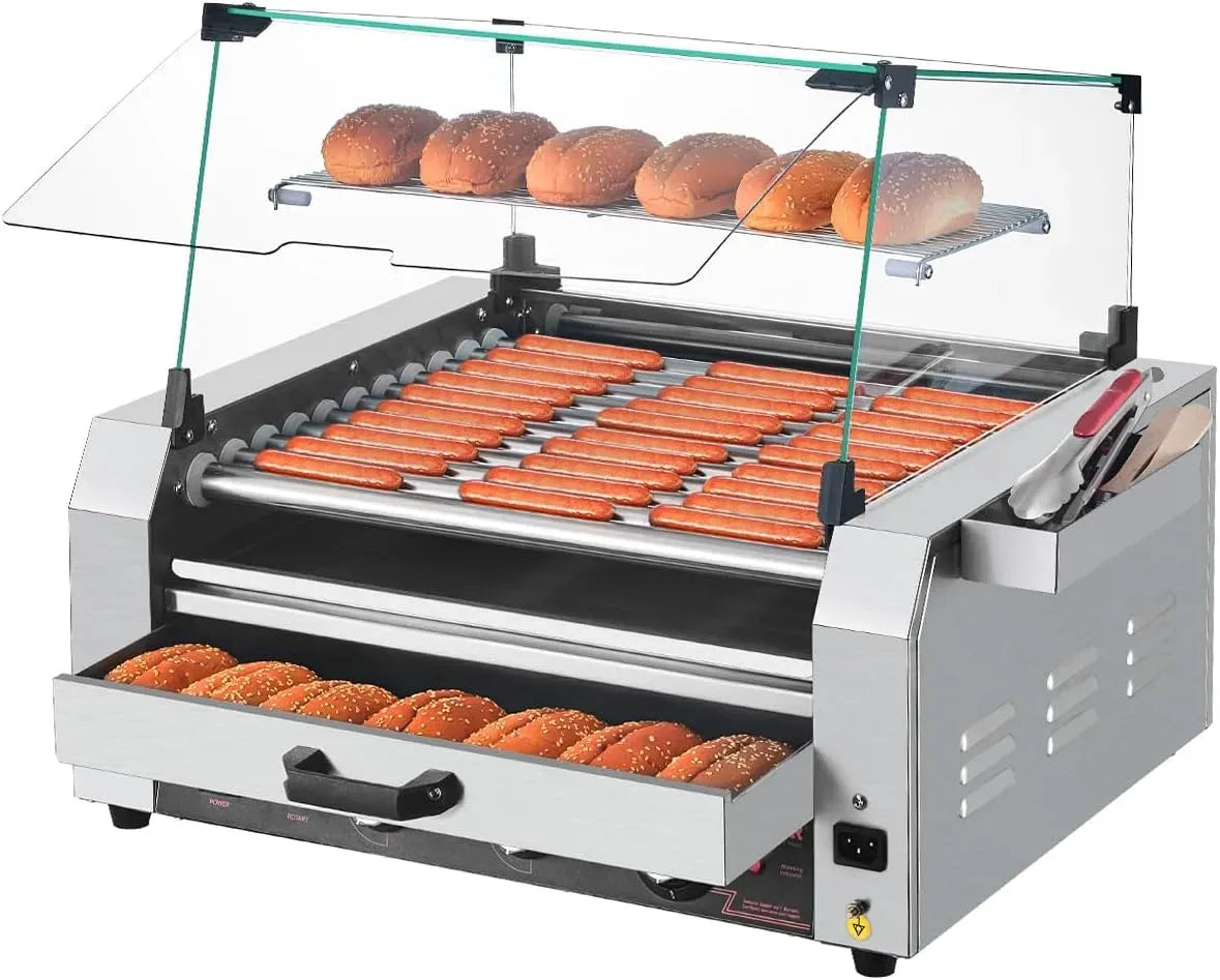 VEVOR machine à griller, commerce, acier inoxydable, fonction chauffante, pour maison