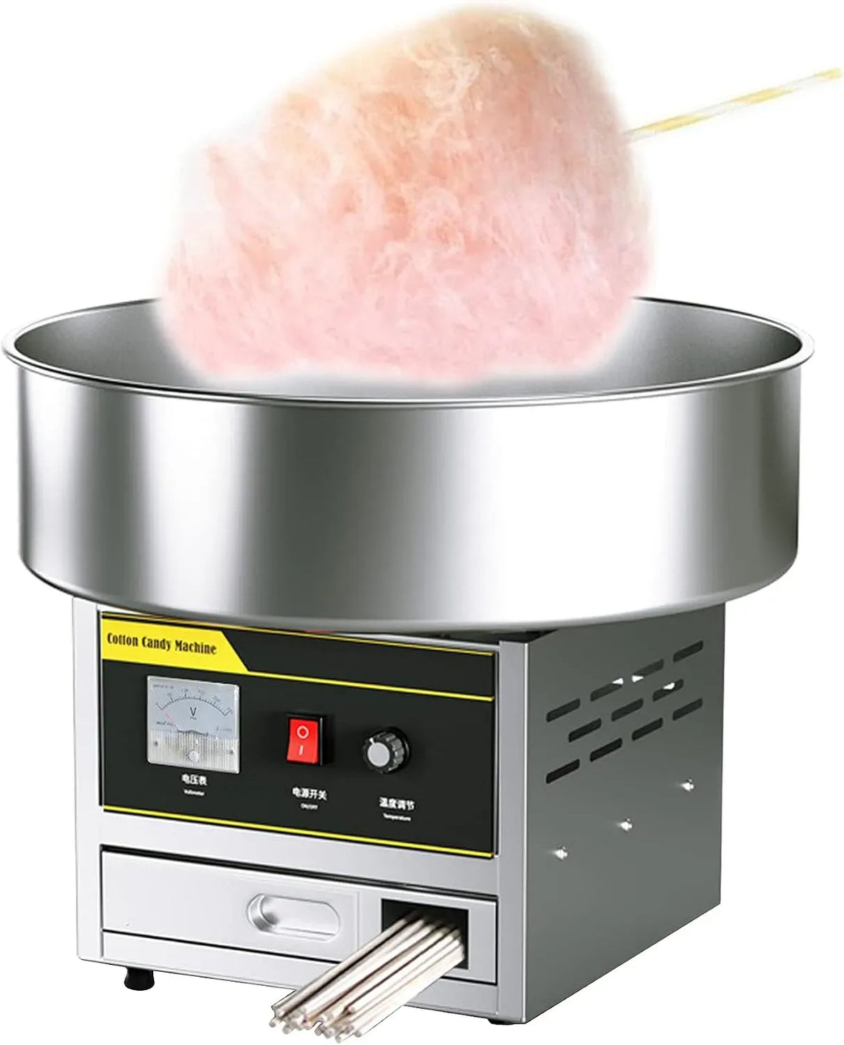 Machine à Barbe, appareil à barbe à papa, 1200 W, professionnel, pour la fête d'anniversaire