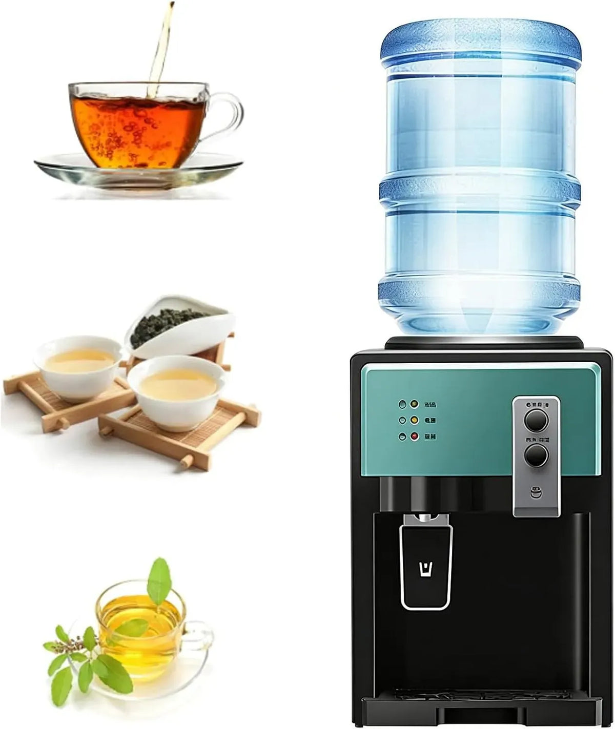 eau Chaude, chaude/froide, pour Contrôle Automatique De La Température, Fontaine À Eau 500 W, 3 Réglages De Température, À chargement Par Le Haut