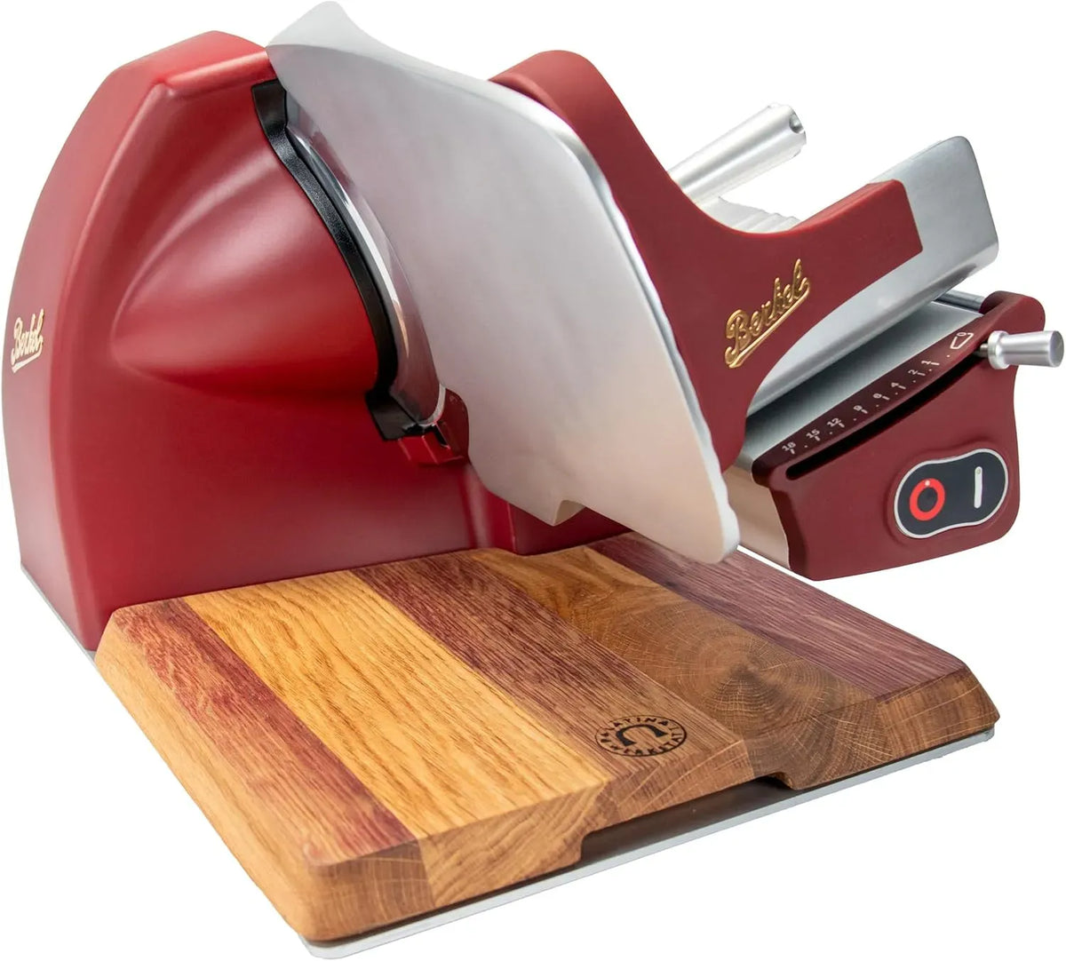 planche, trancheuse alimentaire, rouge, bois, pour le Prosciutto