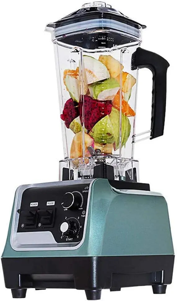 Blender, 2 L, 2200 W, acier inoxydable, vert, mixeur électrique