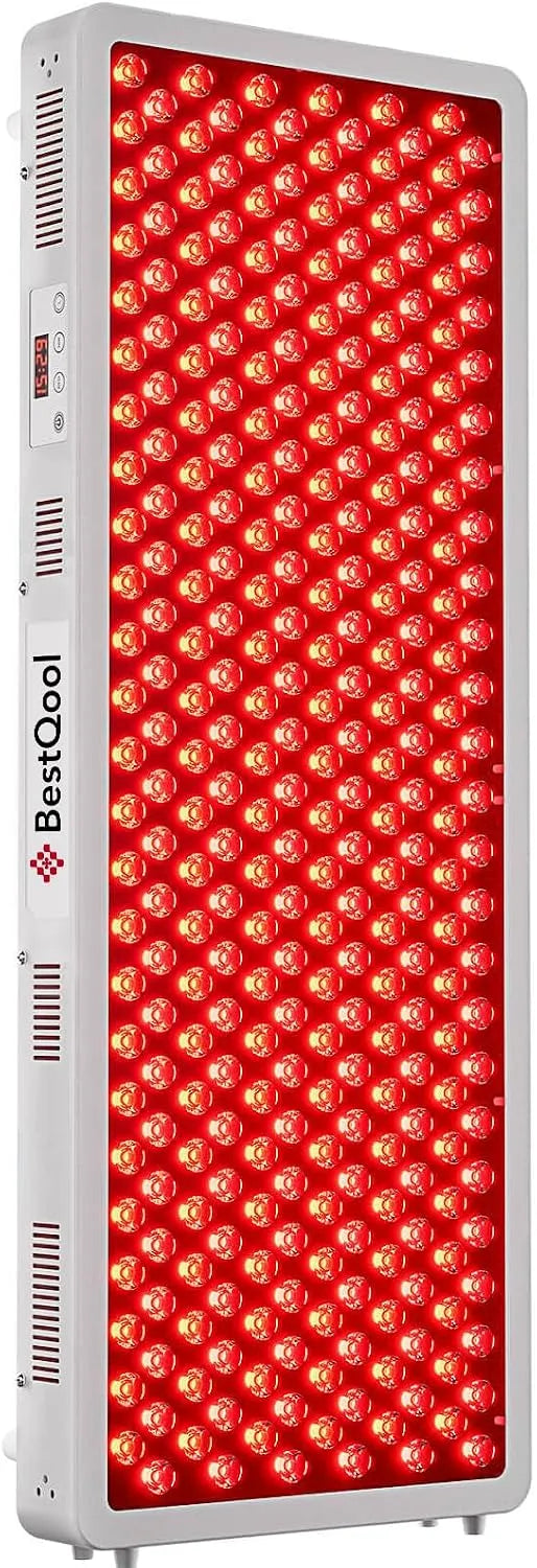 lampe, 500 W, rouge, appareil, LED., BestQool appareil à lumière rouge